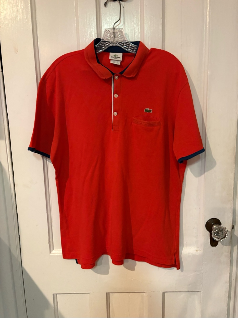 Lacoste Men’s Polo Shirt with Chest Pocket